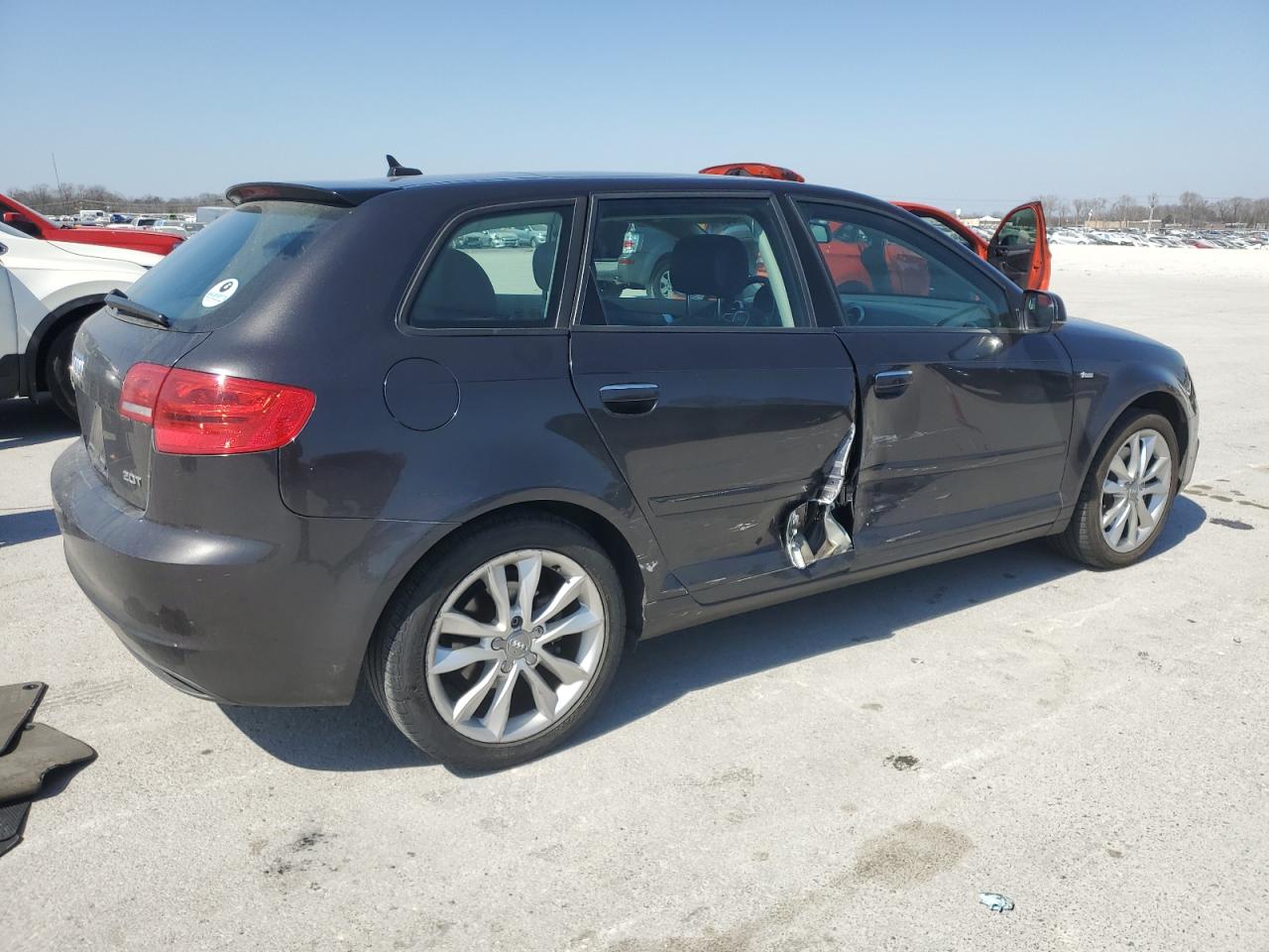 2012 Audi A3 VIN WAUBEAFM4CA157617 Copart auction photo, side / minor dent/scratches damage thumbnail 3