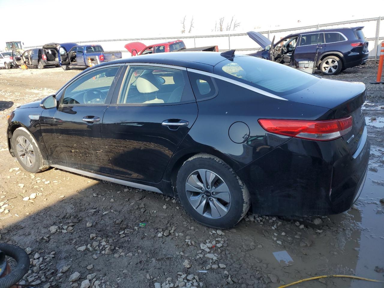 2017 KIA Optima VIN KNAGT4LE1H5011444 Copart auction photo, mechanical damage thumbnail 2