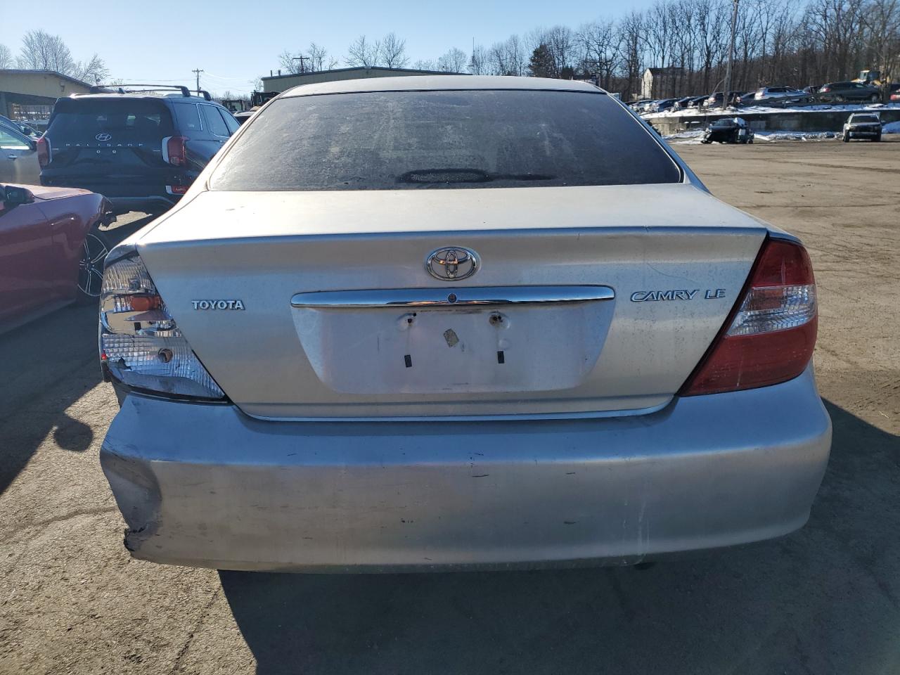 2004 Toyota Camry VIN 4T1BE32K44U797454 Copart auction photo, rear end damage thumbnail 6