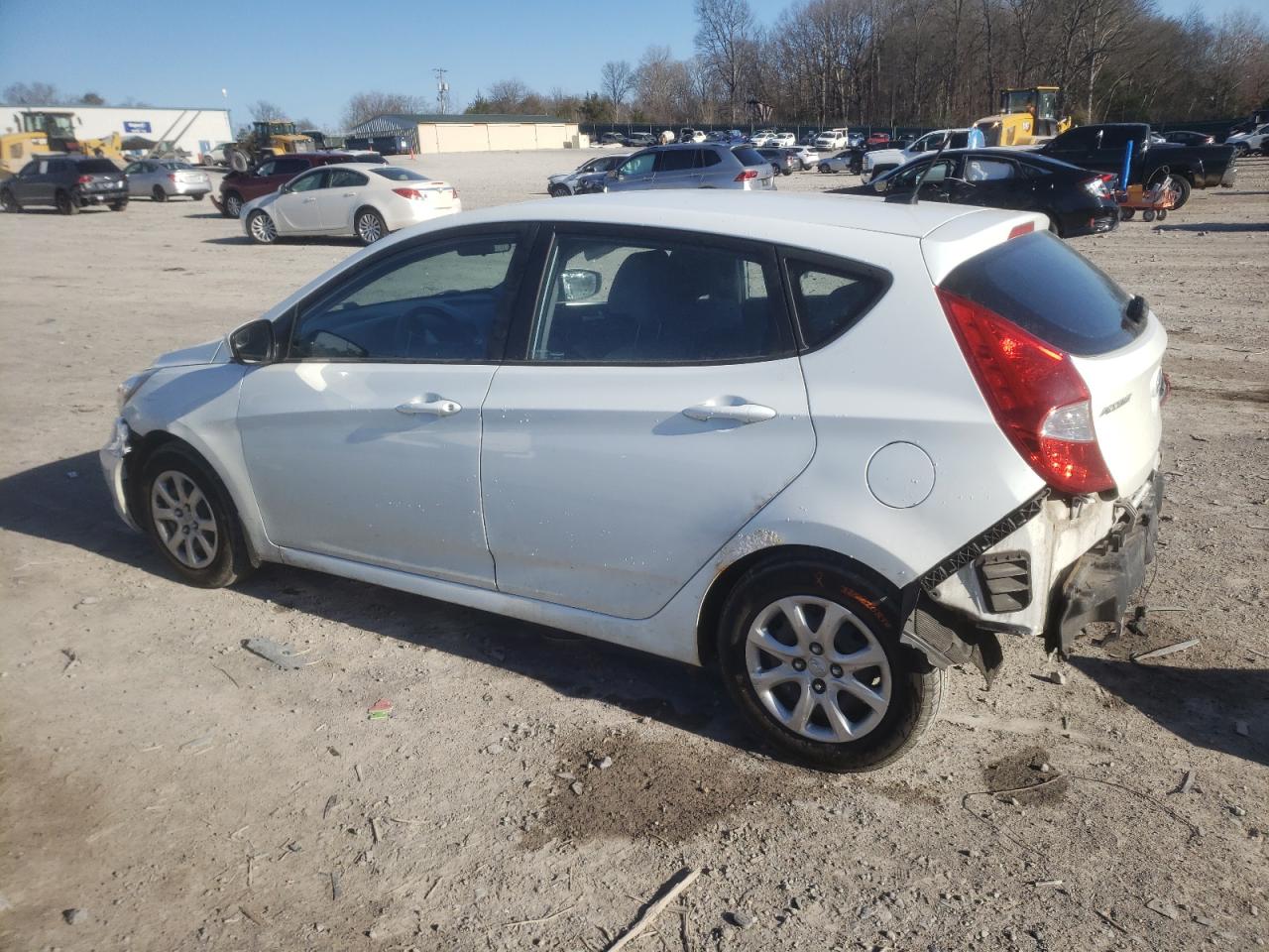 2014 Hyundai Accent VIN KMHCT5AE7EU186059 Copart auction photo, all over damage thumbnail 2