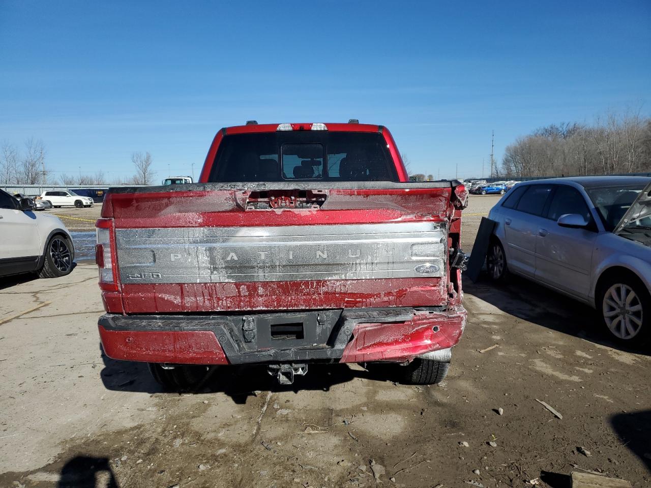 2021 Ford F-150 VIN 1FTFW1ED1MFB35498 Copart auction photo, front end / rear end damage thumbnail 6