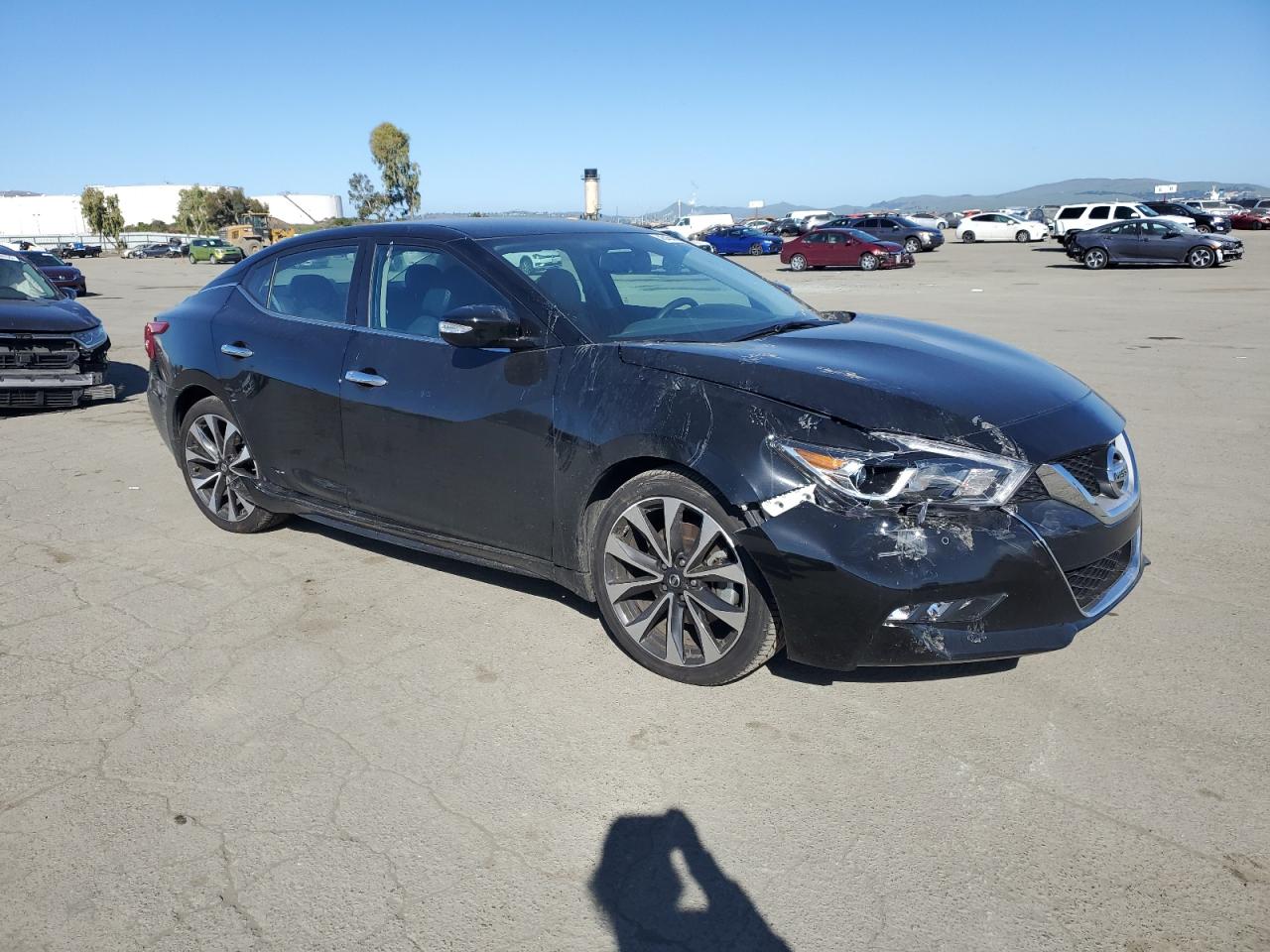 2017 Nissan Maxima VIN 1N4AA6AP2HC433951 Copart auction photo, rear end / front end damage thumbnail 4