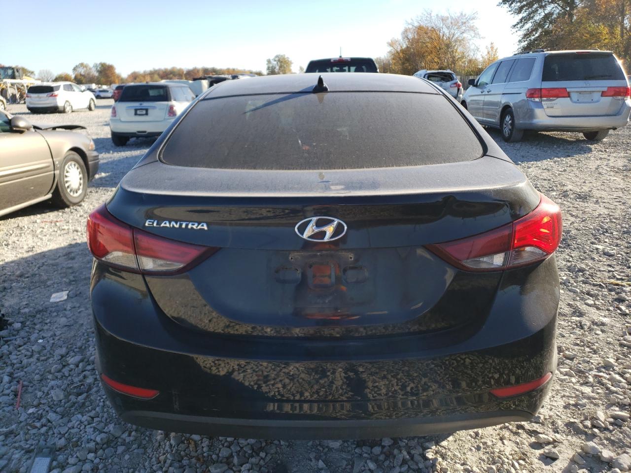 2014 Hyundai Elantra VIN 5NPDH4AEXEH505582 Copart auction photo, front end / minor dent/scratches damage thumbnail 6