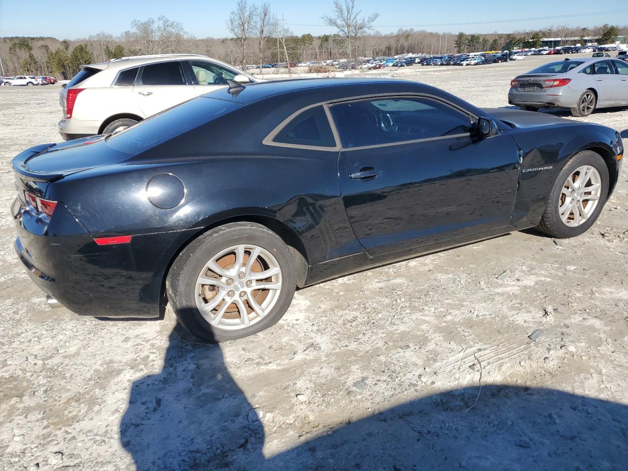 2013 Chevrolet Camaro VIN 2G1FF1E36D9127017 Copart auction photo, front end / rear end damage thumbnail 3