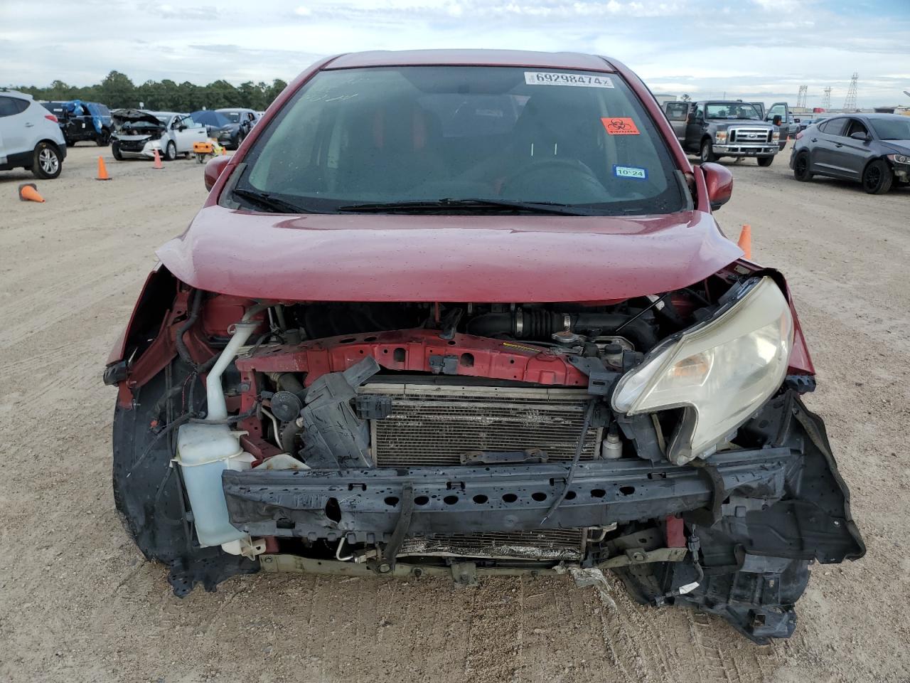 2014 Nissan Versa VIN 3N1CE2CP1EL388128 Copart auction photo, all over damage thumbnail 5