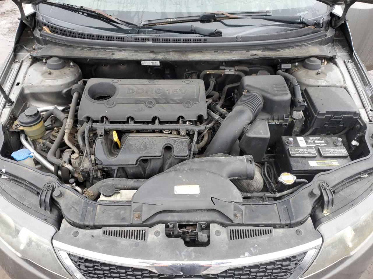 2012 KIA Forte VIN KNAFU4A28C5602591 Copart auction photo, burn - interior damage thumbnail 12