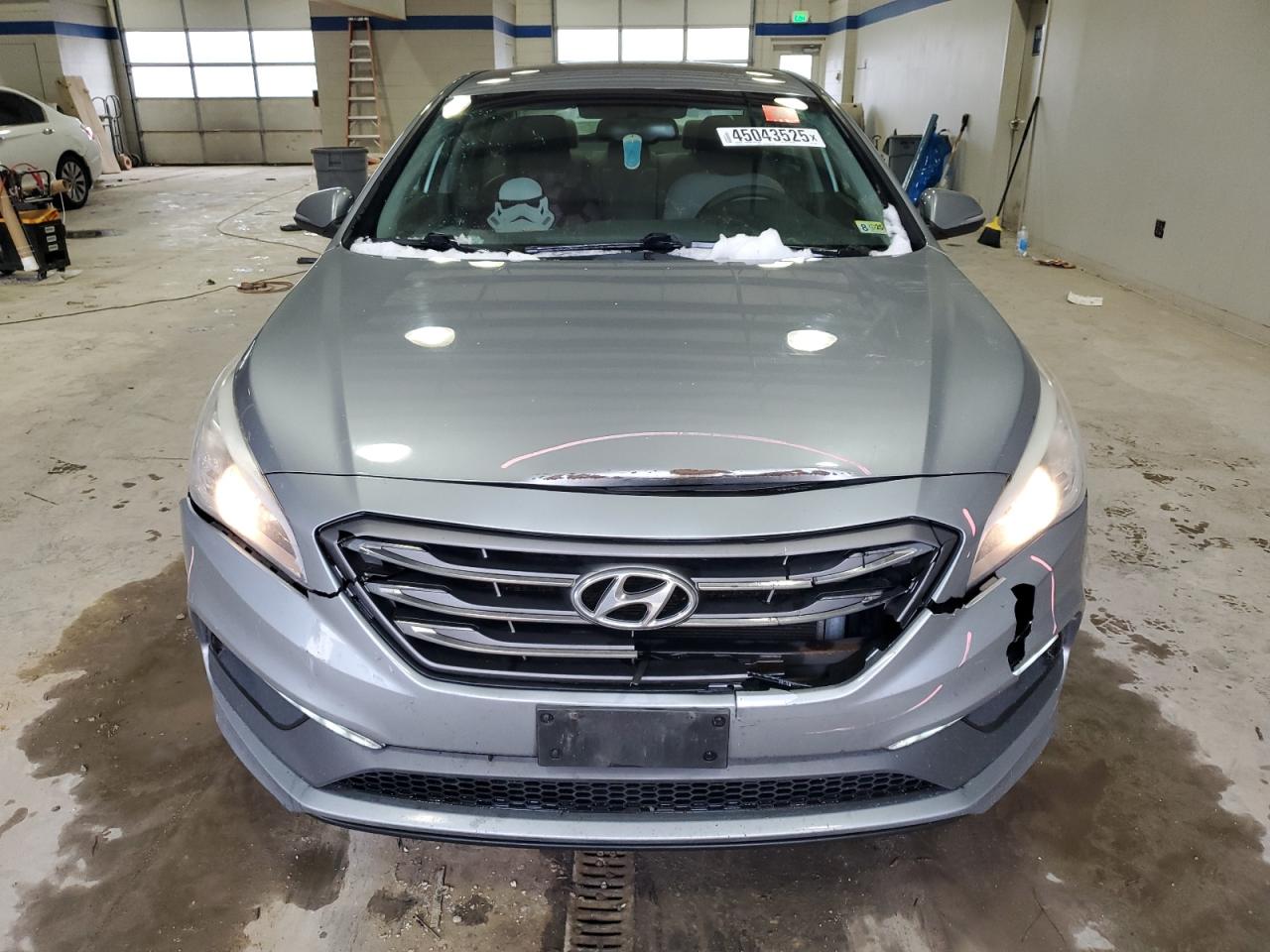 2015 Hyundai Sonata VIN 5NPE34AF8FH109597 Copart auction photo, rear end / front end damage thumbnail 5