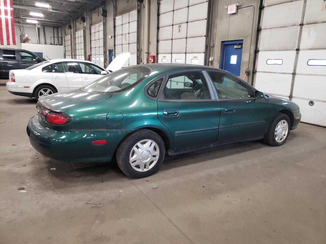 1999 Ford Taurus VIN 1FAFP53U0XG319875 Copart auction photo, front end / undercarriage damage thumbnail 3