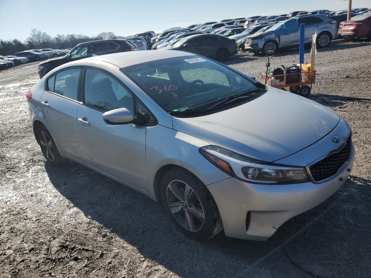 2018 KIA Forte VIN 3KPFL4A73JE248692 Copart auction photo, front end / undercarriage damage thumbnail 4