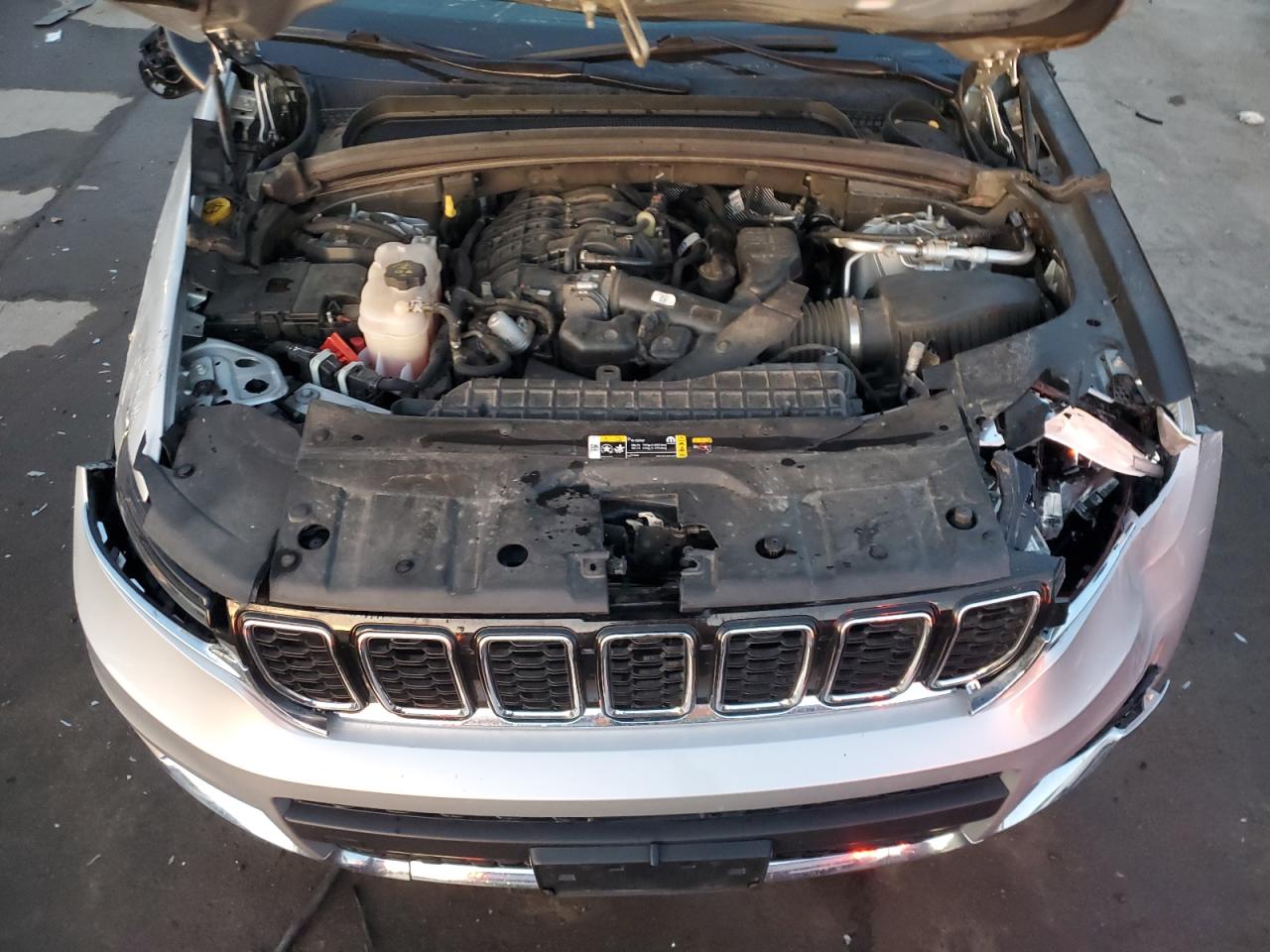 2021 Jeep Grand Cherokee VIN 1C4RJKBG8M8111655 Copart auction photo, rollover damage thumbnail 12