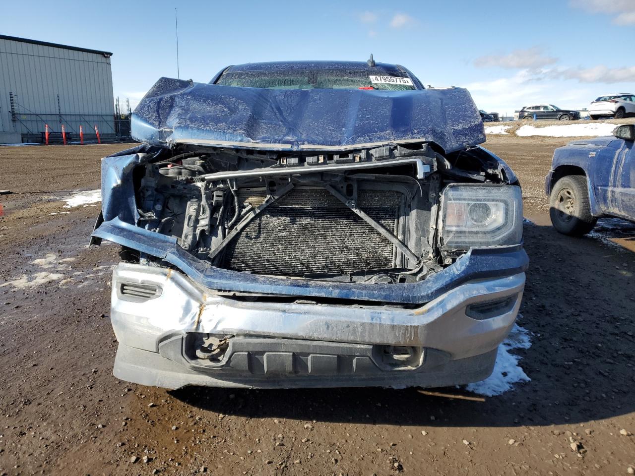 2016 GMC Sierra VIN 3GTU2MEH8GG118093 Copart auction photo, front end / hail damage thumbnail 5