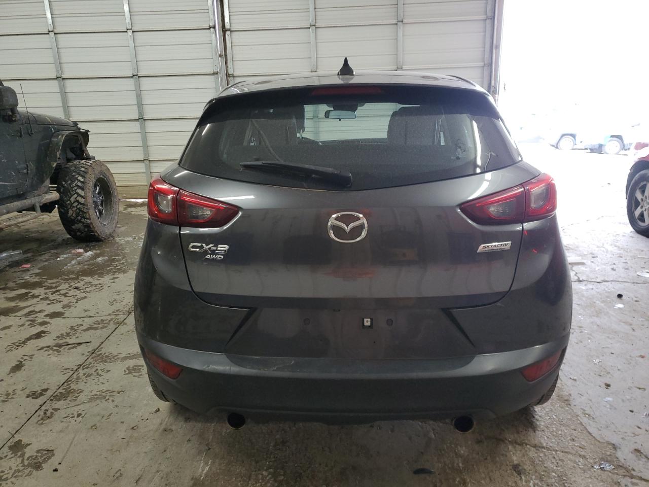 2018 Mazda CX-3 VIN JM1DKFD74J0317898 Copart auction photo, front end / undercarriage damage thumbnail 6