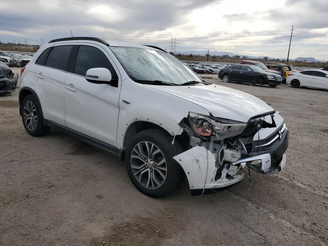 2018 Mitsubishi Outlander VIN JA4AP4AW5JZ010007 Copart auction photo, front end damage thumbnail 4