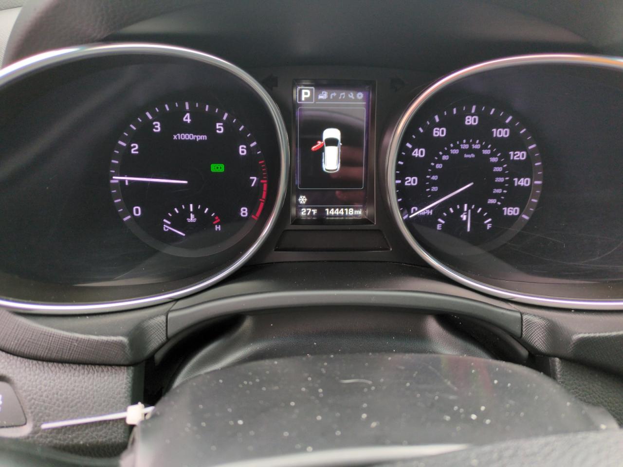 2017 Hyundai Santa Fe VIN 5XYZW4LA9HG476898 Copart auction photo, front end damage thumbnail 9