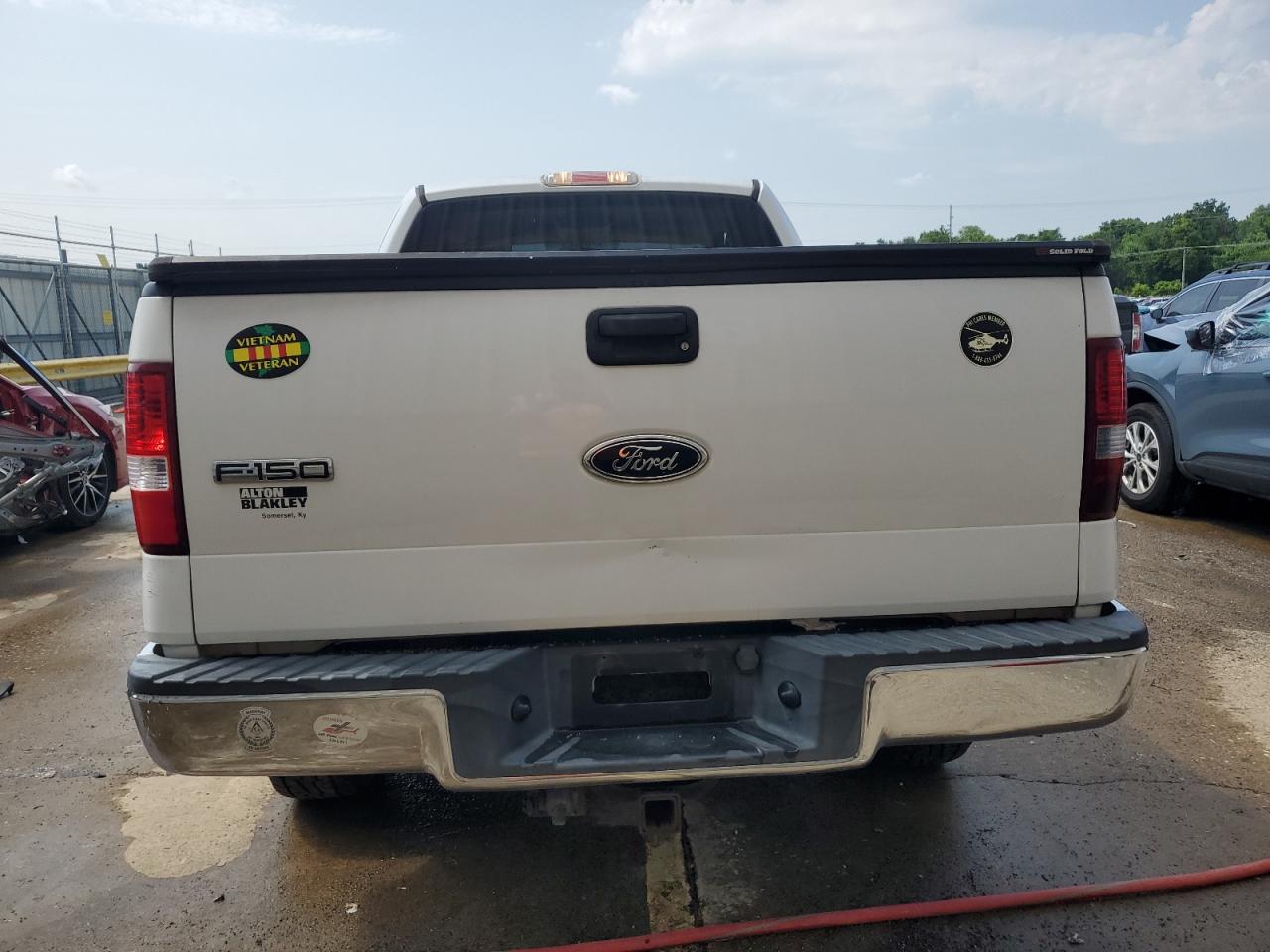 2004 Ford F-150 VIN 1FTPX145X4NA24112 Copart auction photo, front end / side damage thumbnail 6