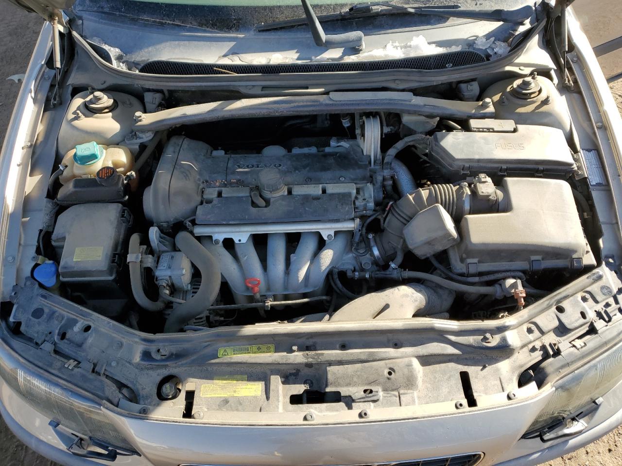 2004 Volvo S60 VIN YV1RS61T042421282 Copart auction photo, side damage thumbnail 11