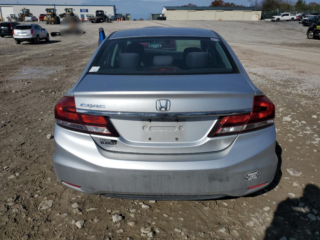 2013 Honda Civic VIN 2HGFB2F52DH568739 Copart auction photo, front end damage thumbnail 6