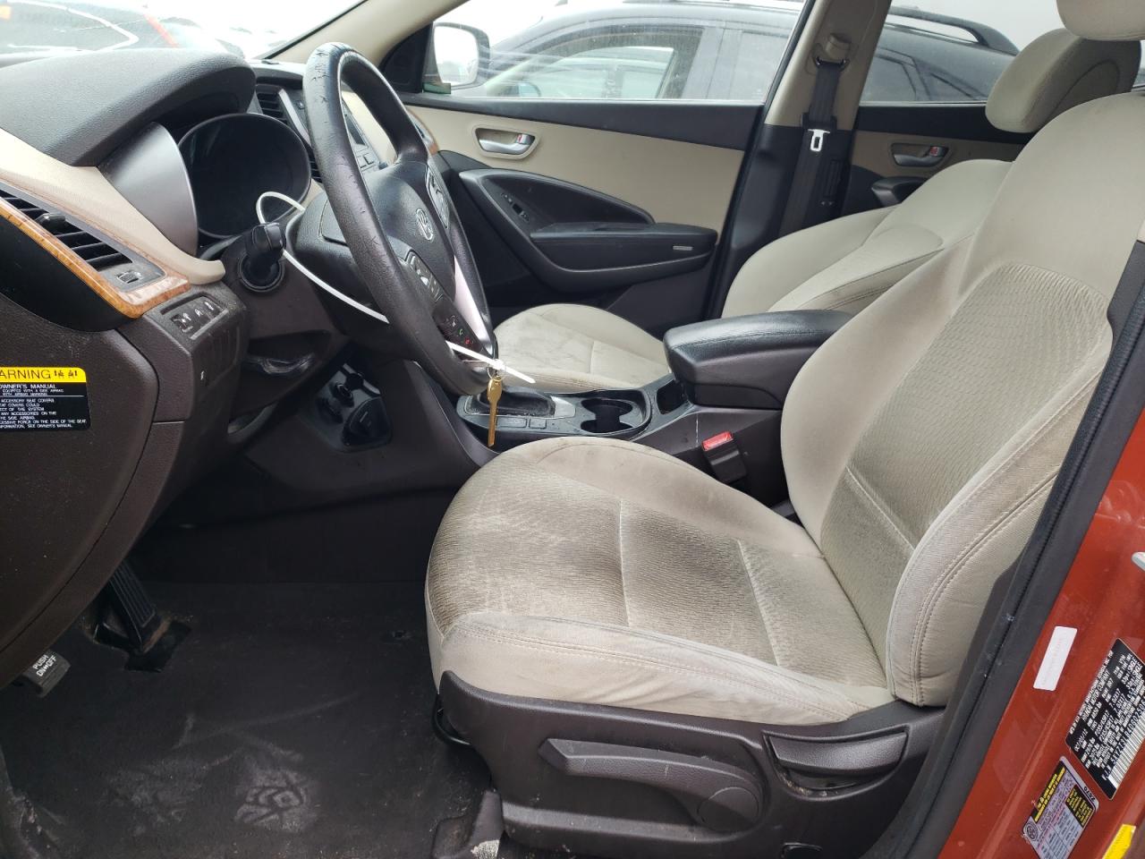 2013 Hyundai Santa Fe VIN 5XYZT3LB4DG025061 Copart auction photo, all over damage thumbnail 7