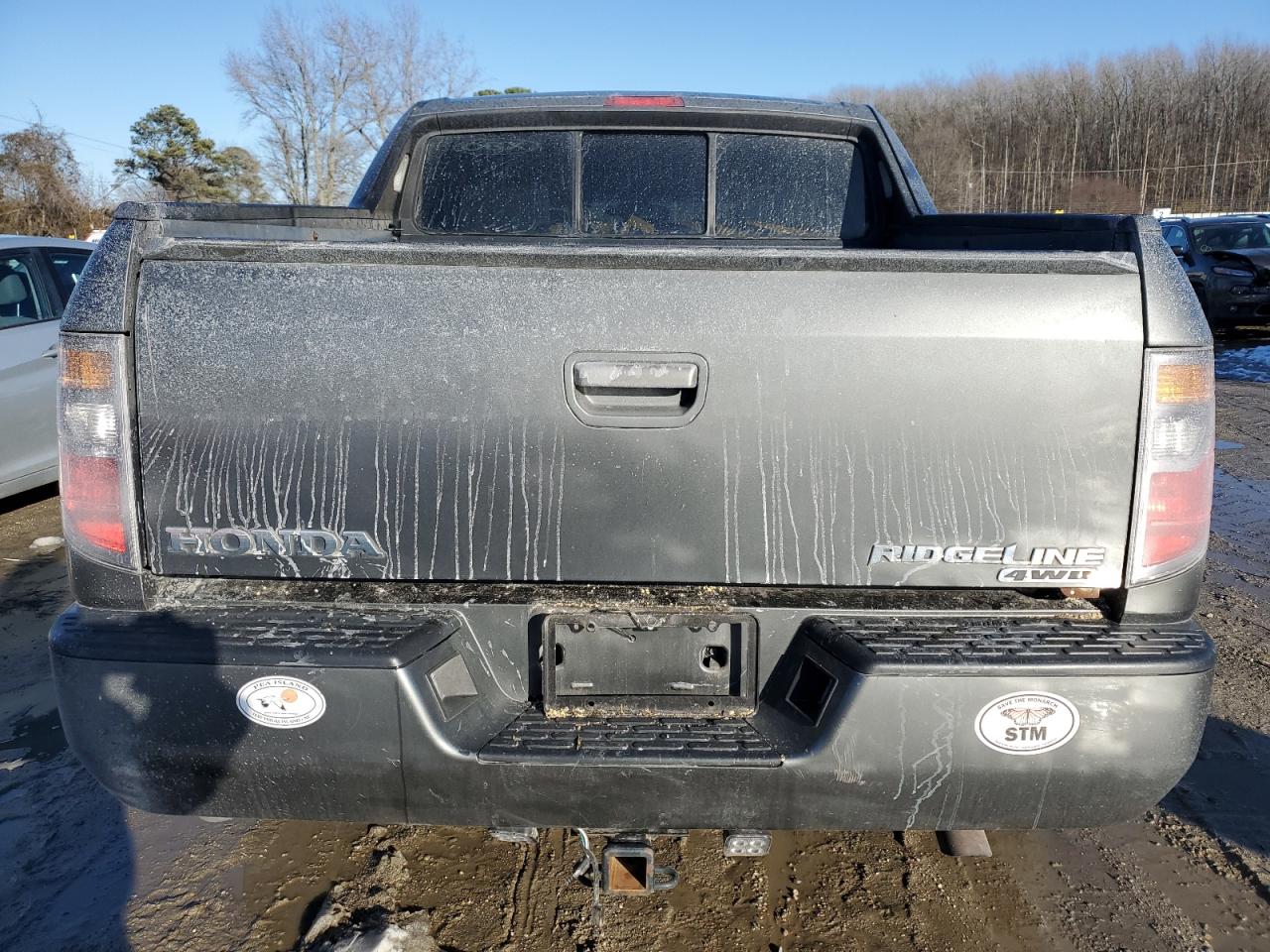 2008 Honda Ridgeline VIN 2HJYK16468H513611 Copart auction photo, side / front end damage thumbnail 6