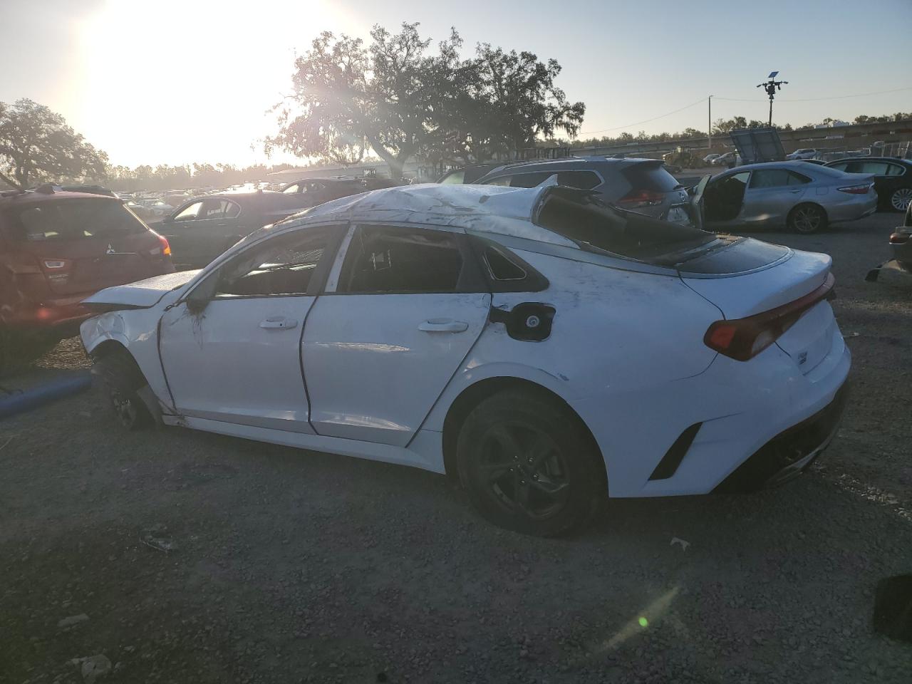 2022 KIA K5 VIN 5XXG14J25NG143308 Copart auction photo, all over damage thumbnail 2