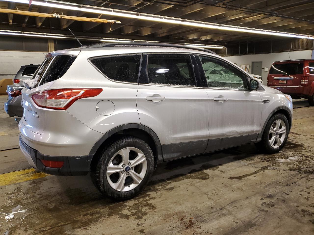 2014 Ford Escape VIN 1FMCU0GX9EUE22056 Copart auction photo, front end / mechanical damage thumbnail 3