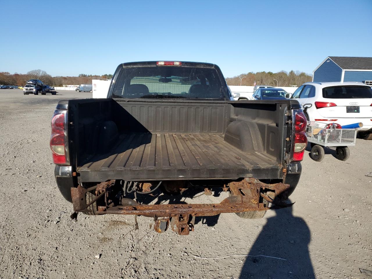 2005 Chevrolet Silverado VIN 2GCEK19N751100032 Copart auction photo, front end / missing/altered vin damage thumbnail 6