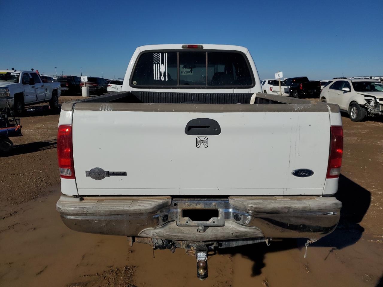 2005 Ford F250 VIN 1FTSW21P95EB34403 Copart auction photo, hail / burn - engine damage thumbnail 6