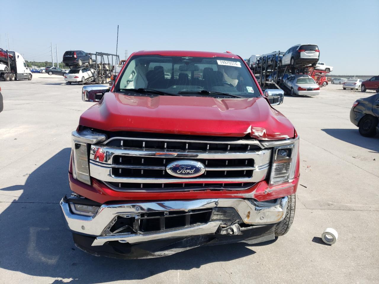 2023 Ford F-150 VIN 1FTFW1E82PFC63160 Copart auction photo, front end damage thumbnail 5