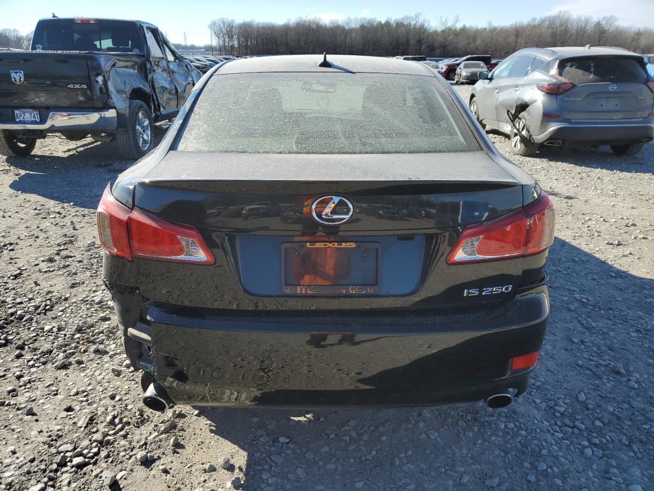 2011 Lexus IS VIN JTHBF5C29B5154972 Copart auction photo, minor dent/scratches damage thumbnail 6