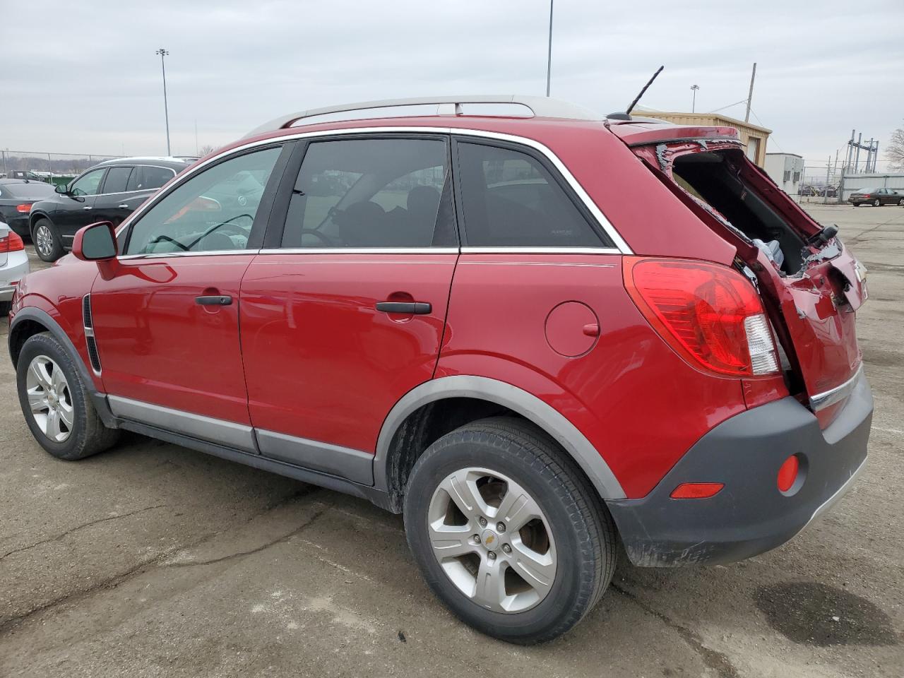 2014 Chevrolet Captiva VIN 3GNAL2EK8ES637517 Copart auction photo, rear end / front end damage thumbnail 2