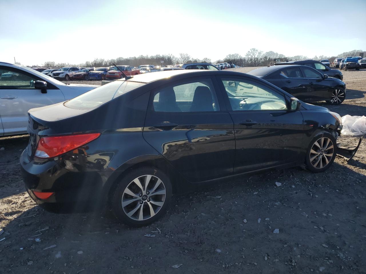 2017 Hyundai Accent VIN KMHCT4AE3HU348431 Copart auction photo, front end damage thumbnail 3