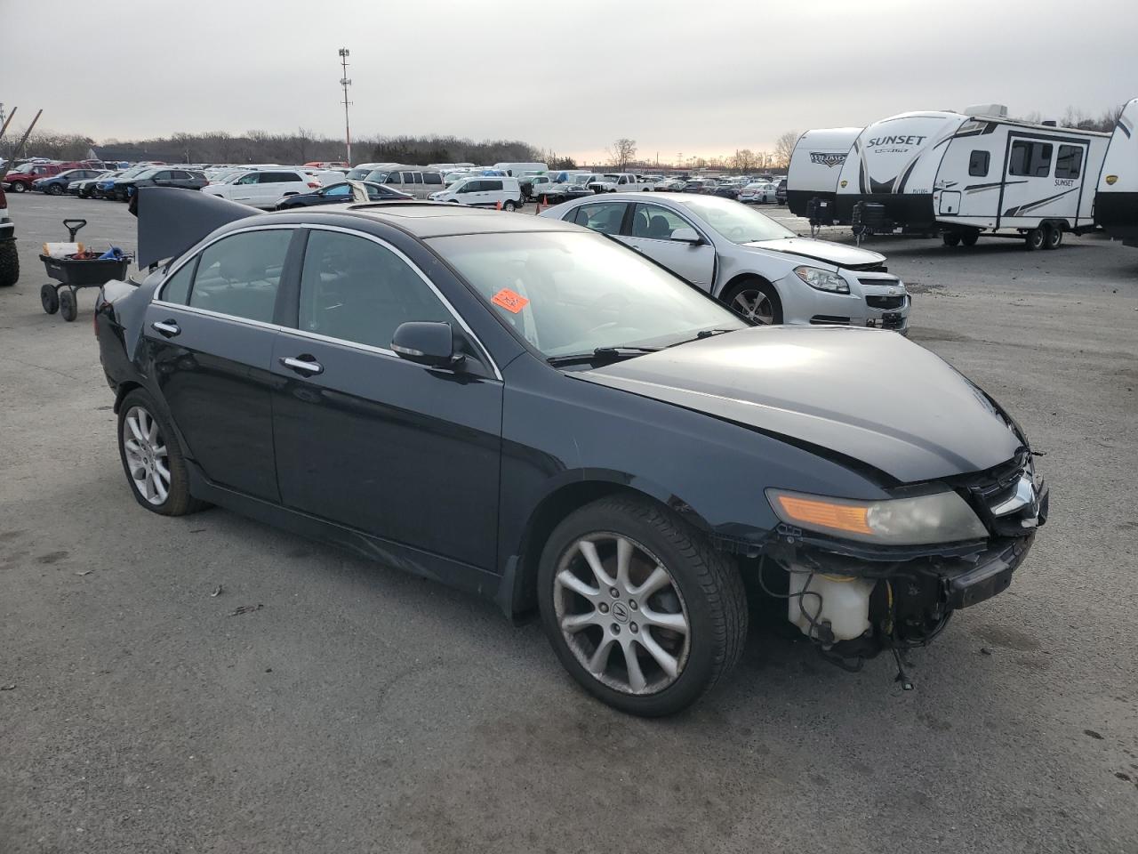 2006 Acura TSX VIN JH4CL96826C028460 Copart auction photo, all over damage thumbnail 4