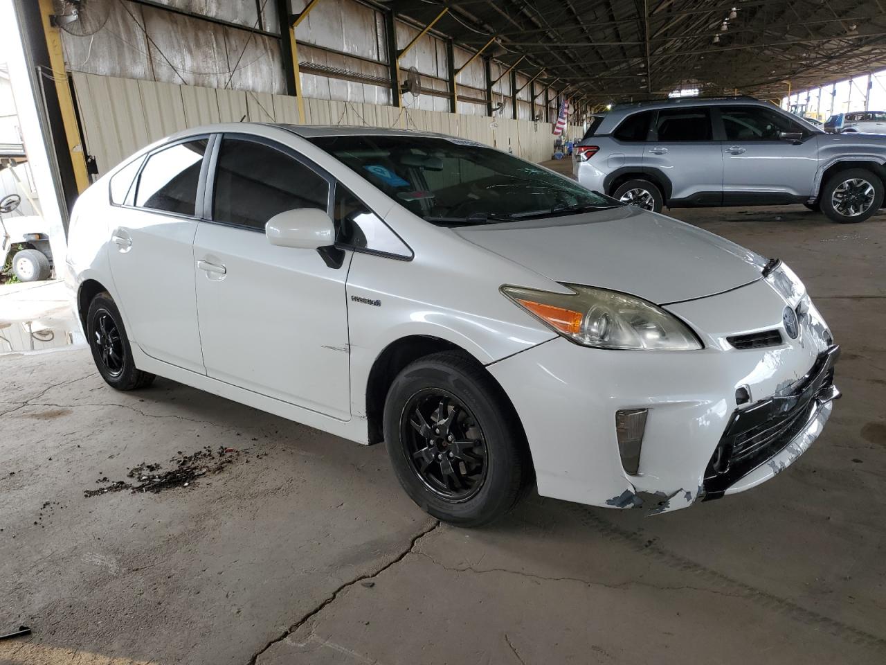 2013 Toyota Prius VIN JTDKN3DU3D5683782 Copart auction photo, front end / rear end damage thumbnail 4