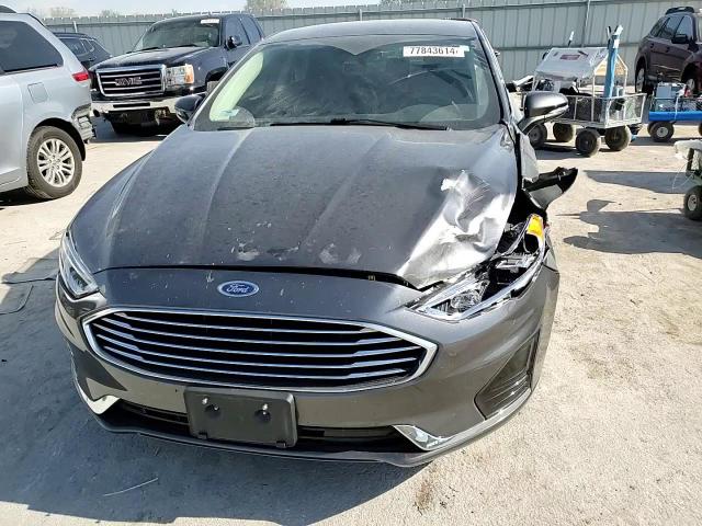 2020 Ford Fusion VIN 3FA6P0CD1LR229124 Copart auction photo, side / front end damage thumbnail 12