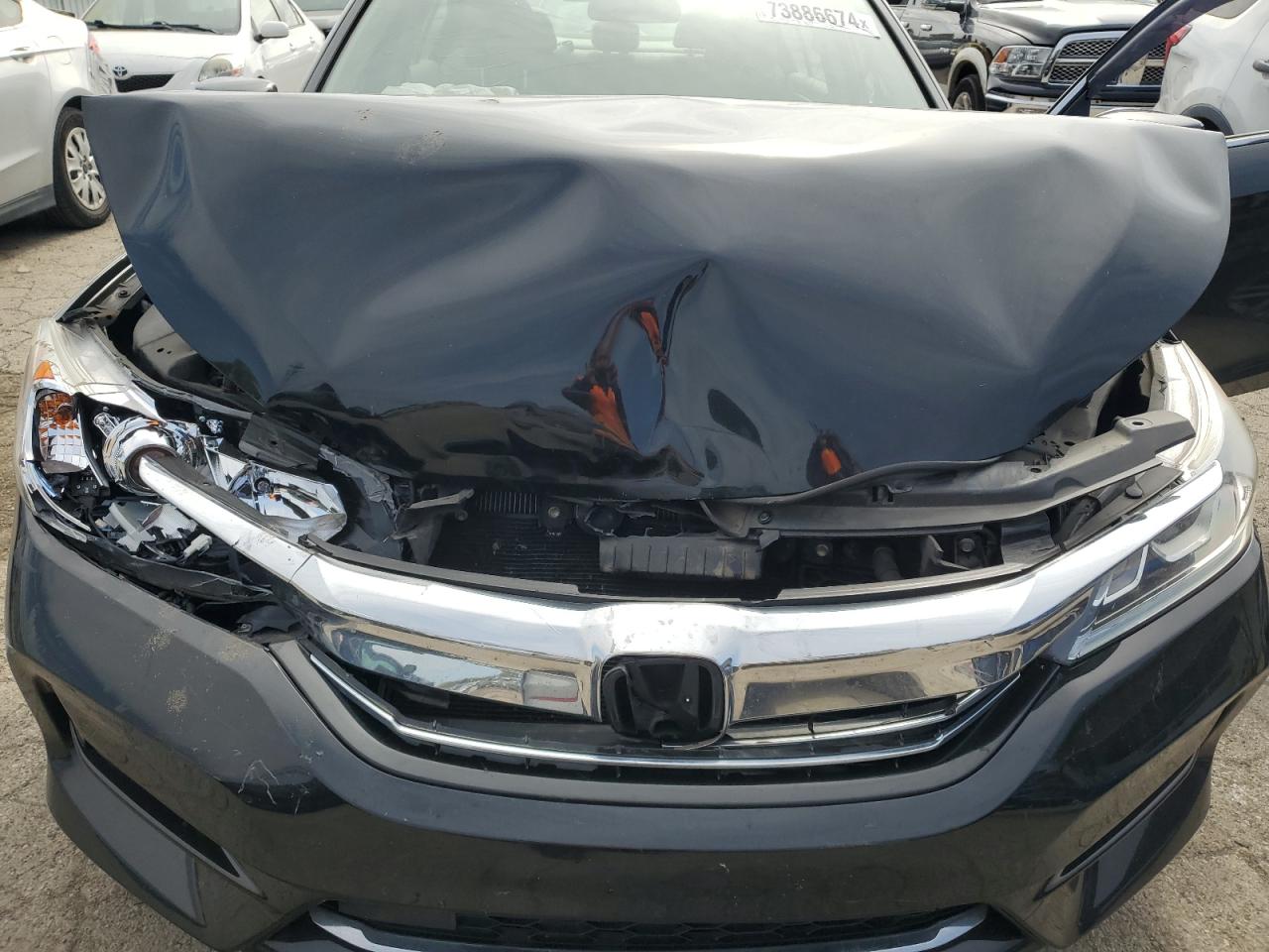 2017 Honda Accord VIN JHMCR6F34HC013995 Copart auction photo, front end damage thumbnail 12
