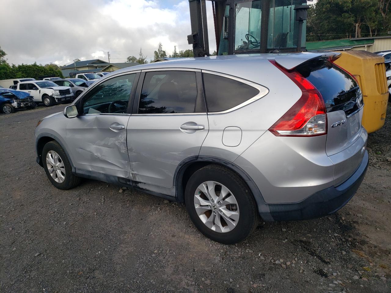 2014 Honda CR-V VIN 2HKRM3H5XEH518382 Copart auction photo, side damage thumbnail 2