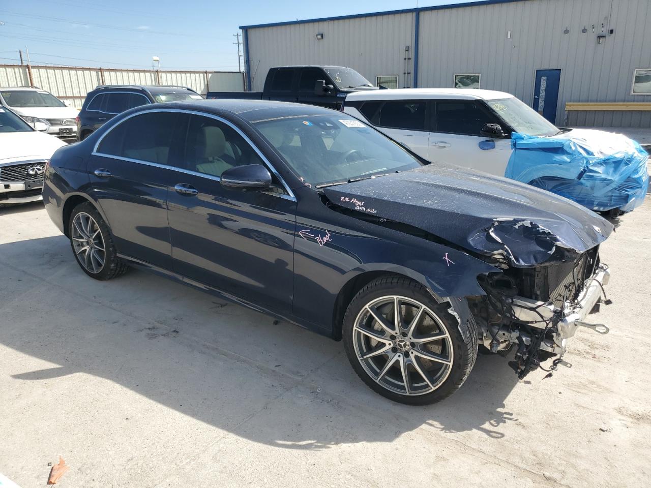 2023 Mercedes-Benz E-klasse VIN W1KZF8EB8PB111186 Copart auction photo, front end damage thumbnail 4