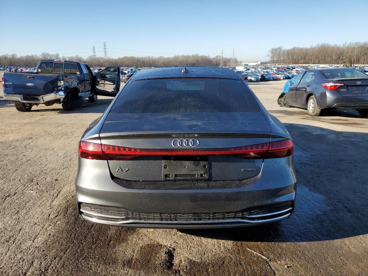 2020 Audi A7 VIN WAUU2AF25LN026608 Copart auction photo, side / front end damage thumbnail 6