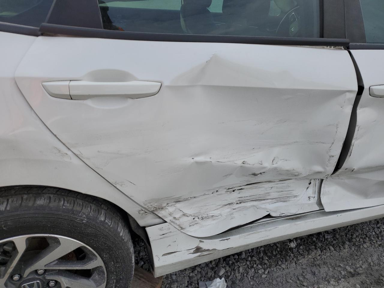 2016 Honda Civic VIN 19XFC2F72GE047128 Copart auction photo, side / rear end damage thumbnail 10