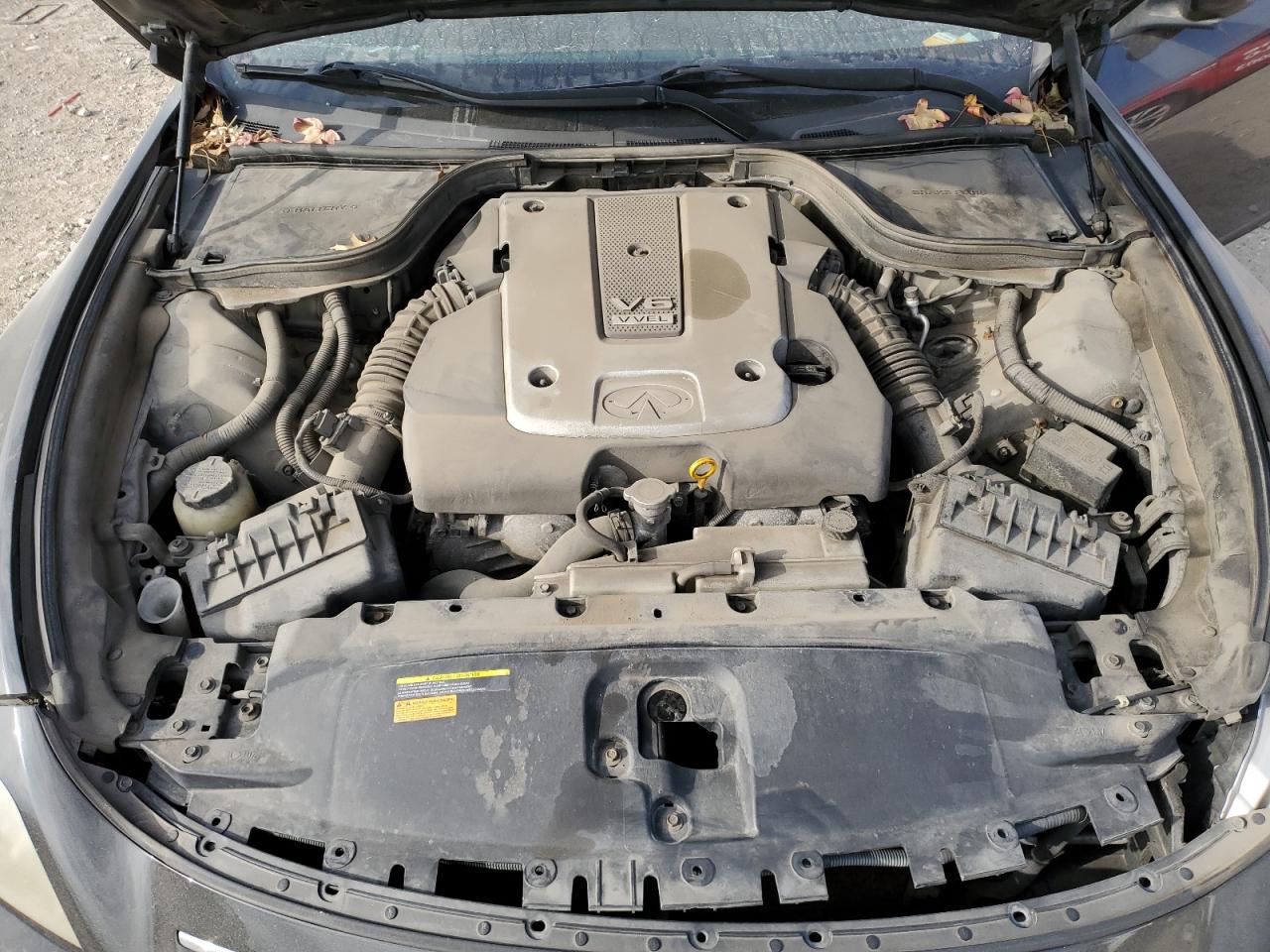 2011 Infiniti G VIN JN1CV6EK5BM212189 Copart auction photo, water/flood / front end damage thumbnail 11