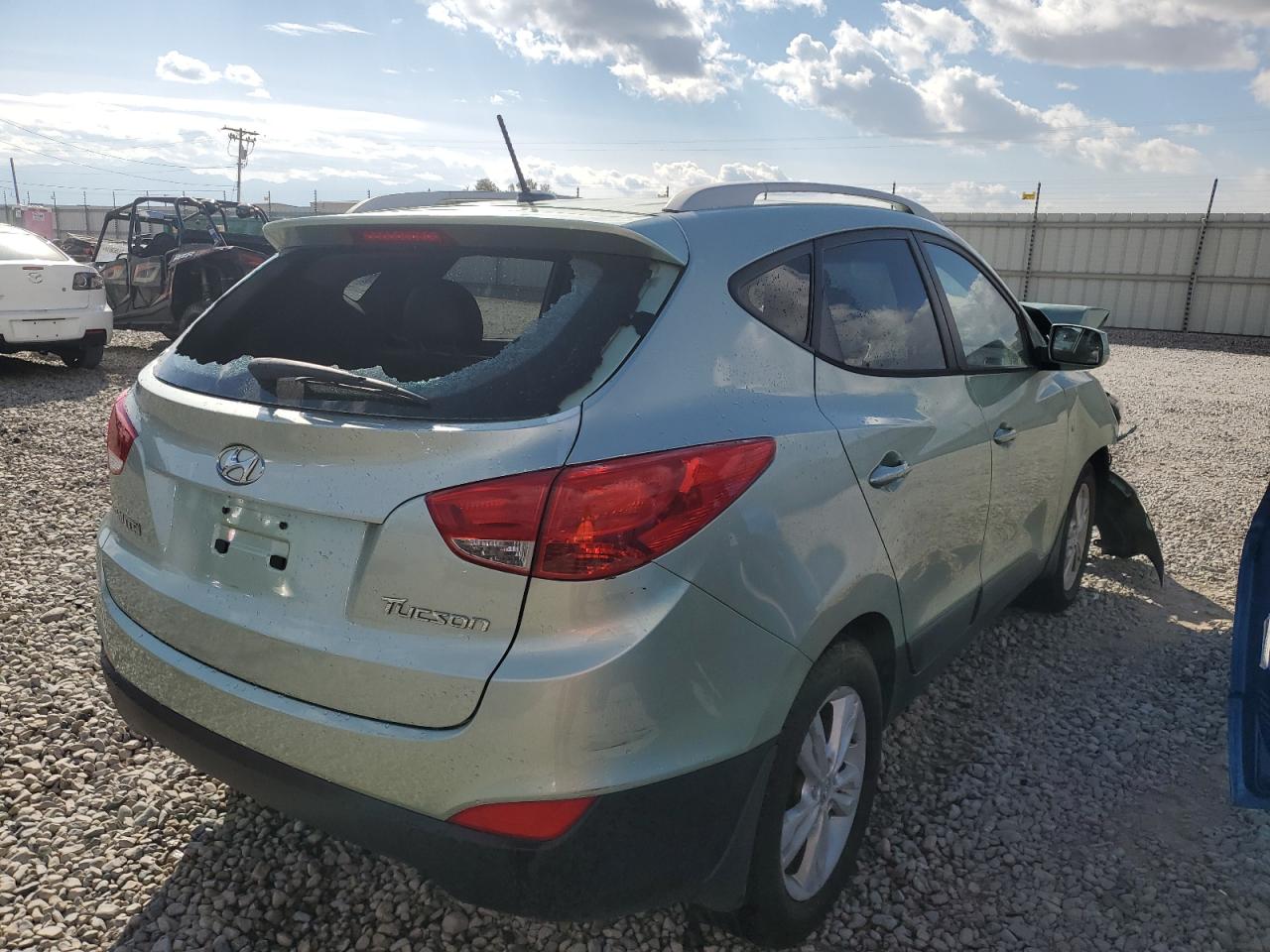 2011 Hyundai Tucson VIN KM8JUCAC5BU271274 Copart auction photo, front end damage thumbnail 3
