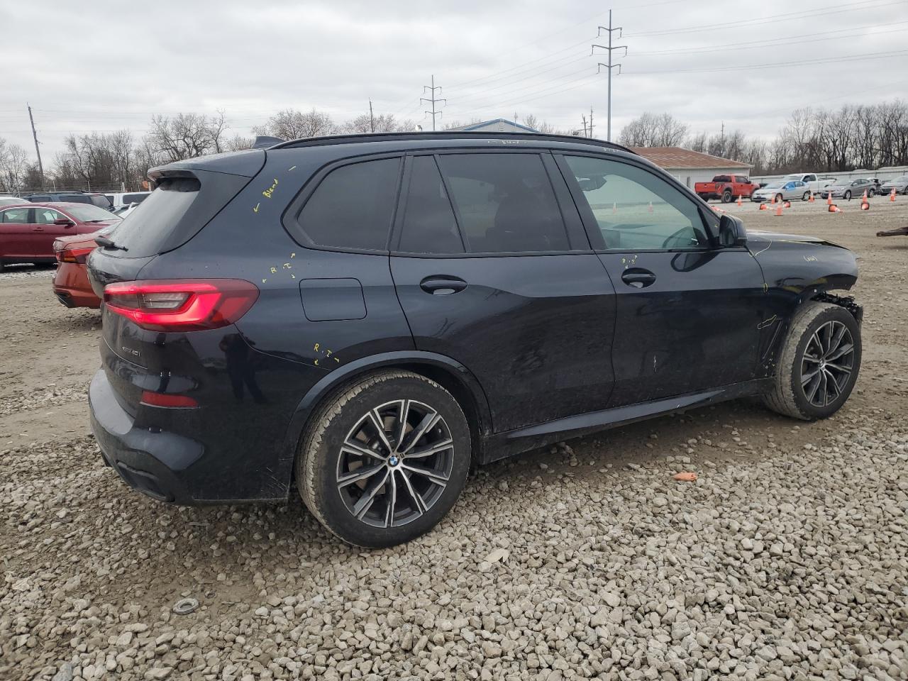 2021 BMW X5 VIN 5UXCR6C01M9E83809 Copart auction photo, front end damage thumbnail 3