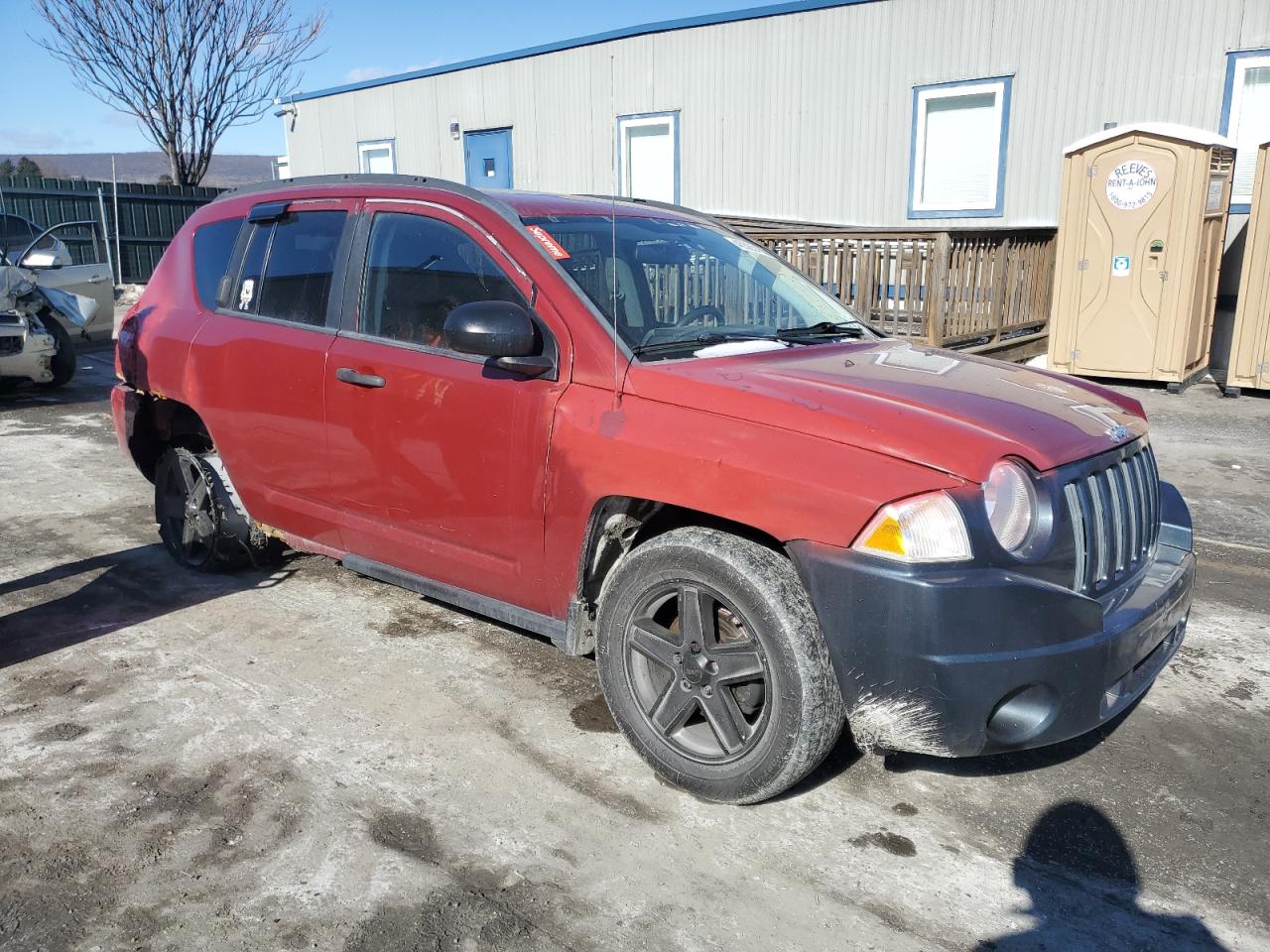 2007 Jeep Compass VIN 1J8FF47W27D426388 Copart auction photo, rear end damage thumbnail 4