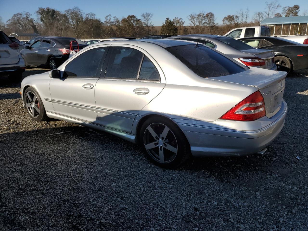 2006 Mercedes-Benz C-klasse VIN WDBRF52H26E020847 Copart auction photo, top/roof damage thumbnail 2