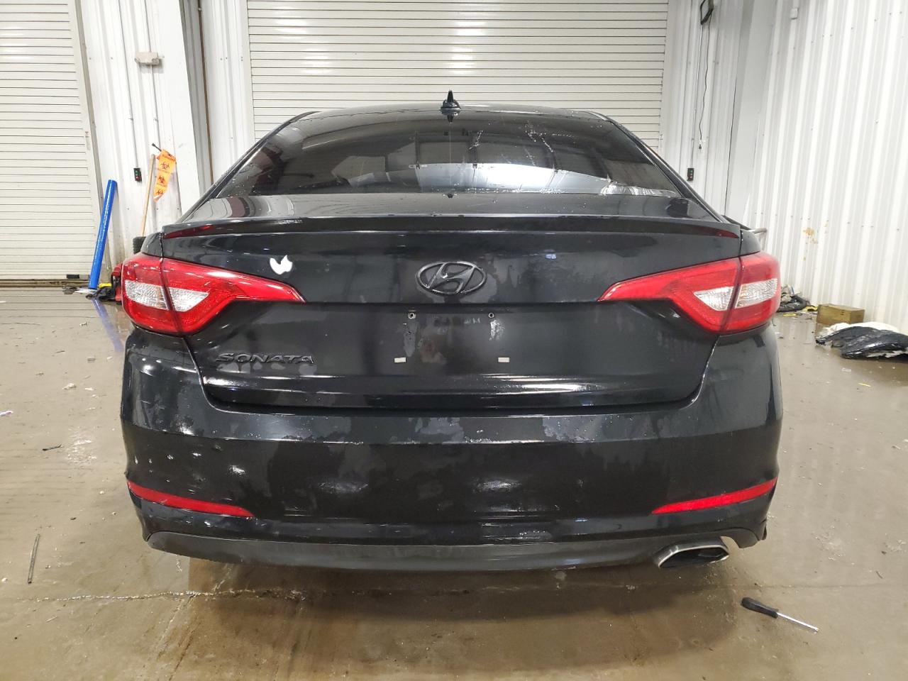 2015 Hyundai Sonata VIN 5NPE24AF4FH173154 Copart auction photo, front end / rear end damage thumbnail 6