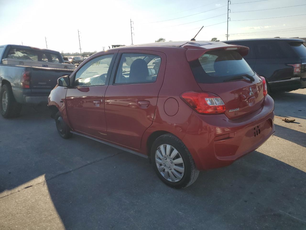 2020 Mitsubishi Mirage VIN ML32A3HJ5LH009550 Copart auction photo, water/flood damage thumbnail 2
