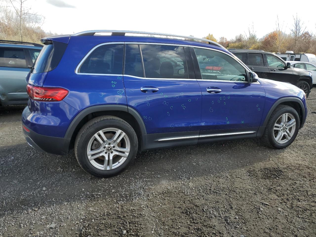 2021 Mercedes-Benz GLB VIN W1N4M4HB8MW139453 Copart auction photo, front end damage thumbnail 3