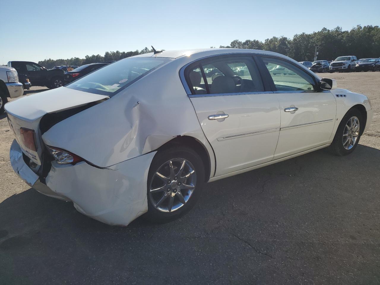 2006 Buick Lucerne VIN 1G4HD57296U173931 Copart auction photo, rear end / side damage thumbnail 3