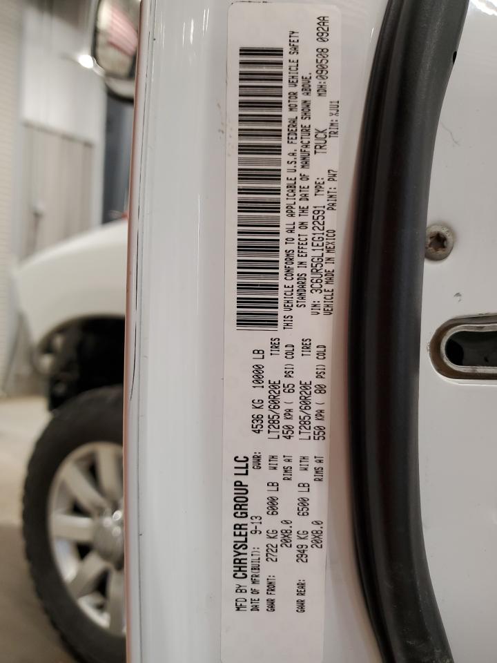2014 RAM 2500 VIN 3C6UR5GL1EG122591 Copart auction photo, front end damage thumbnail 13
