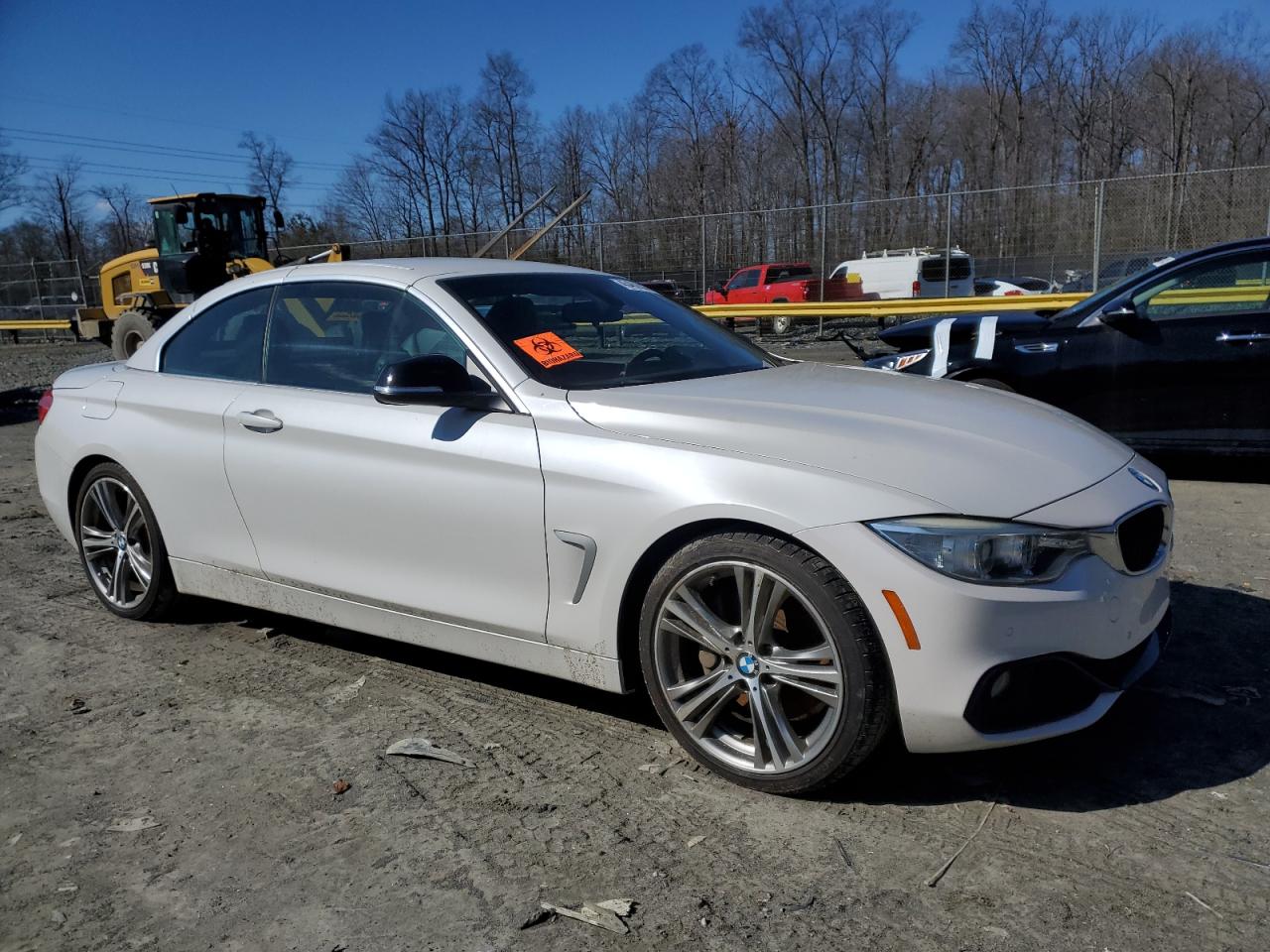2015 BMW 4er VIN WBA3T3C55FP737964 Copart auction photo, minor dent/scratches damage thumbnail 4
